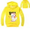 Nya söta Marie Cat Print Sweatshirts för flickor Långärmad Winter Hoodies Kids Sweater Cartoon Anime Tshirt för Lolita Children1392232