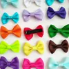 100pcs / lot hundar handgjorda hårnåldjur båge mix hårklipp valp katt bowknot barrette huvudbonad hund hår tillbehör söta färgstarka bågar pd015