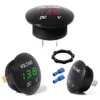 Rond étanche Auto bateau voiture moto DC5V-48V LED panneau Mini numérique Volt compteur de tension testeur moniteur affichage voltmètre