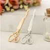 Moda Kadın Saç Aksesuarları Metal Küçük Makas Firkete Klip Klasör Üst Takı Hairgrip Barrette Kızlar Tutucu