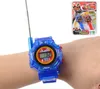 Livraison Gratuite Vente En Gros-Hot Radio Bidirectionnelle Talkie Walkie Enfants Enfant Enfants Montre-Bracelet Gadget Jouet