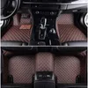 Tapis de sol de voiture sur mesure en cuir PU imperméable spécifique pour un vaste modèle de voiture et faire des tapis complets F22283f