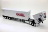 Diecast Alloy Metal Car big Container Truck 150 Scale Express DHL Truck Model Carstyling Transporter Kids Toys Chirstmas gift212s5075617