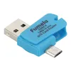 Mini USB Card Reader OTG Micro USB TF Card USB 2.0 Адаптер карты памяти высококачественный комплект подключения для ПК смартфона 100 шт./Лот