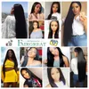 Wiązki z zamknięciem ludzkie włosy wiązki z zamknięciem 3bundles Brazylijskie proste ludzkie przedłużenia włosów Fairgreat Virgin Hair Bundl9272719