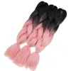 Синтетические плетеные волосы вязание крючком наращивания волос Оммре Kanekalon Jumbo Blonde jumbo оплетки прически 24 дюйма 100 г