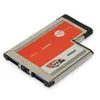 Livraison gratuite CAA Hot 2 ports USB 3.0 Carte ExpressCard Puce ASM 54 mm PCMCIA ExpressCard pour ordinateur portable
