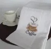 2018 Nuevas Servilletas Toalla de Cocina Blanca Algodón Waffle Café Taza de Té Toalla Paño de Limpieza Blanco Toallas de plato