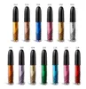 QIBEST Eyeliner liquide scintillant coloré Eye Liner paillettes brillant yeux couleur maquillage bleu rouge violet vert 13 couleurs