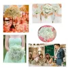 Nouveau Belle Gypsophila Baby's Breath Artificielle Faux Fleurs De Soie Plante Maison Décoration De Fête De Mariage 100 pcs Epacket gratuit