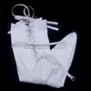 Bondage cuir momie sac sirène jambe liant corps harnais retenue jeu de rôle Cosplay # R32