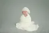 Yumuşak tiftik bebek şapkası yenidoğan fotoğrafçılığı aksesuarları tığ işi düğüm kapağı bebek fotoğrafçılığı sahne 16 renk yenidoğan fotoğrafçılığı aksesuarları