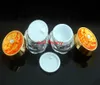 100 sztuk / partia 5g 10g Plastikowe butelki maski z pokrywkami Złota próbka akrylowa Małe puste kremowe słoiki Kosmetyczne opakowania pojemniki