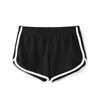 Kvinnor yoga shorts byxor sexiga kvinnor fitness sport shorts elastisk midja springande gym yoga andas bomull kort byxa