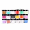 18 couleurs nail art acrylique poudre décorer la manucure poudre en acrylique en gel uv kit de vernis à ongles