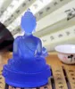 Commercio all'ingrosso a buon mercato Consacrazione Medicina Buddha Colore blu Statua in resina Buddismo Decorazione Artigianato