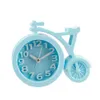 1 pcs Mini Mute Alarm Clock Bicycle Clocks Battery Bedside Desk Decor Gift (6 color options)
