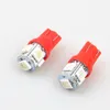 car styling Auto T10 5 LED 5050 W5W Wedge Door Parking Bulb Light Car 5W5 LED Dome Festoon C5W C10W License Plate Light