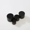15g/20g/30g/50g/100g Brown Amber Glass Cream Jar with Black Lid Sample Eye Cream Packing Bottle Empty Cosmetic Jar