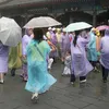 Eenmalige Regenjas Fashion Hot Wegwerp PE Regenjassen Poncho Regenkleding Reizen Regenjas Regenkleding Reizen Regenjas HH7-881