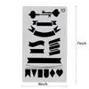 Letters Craft Layering Stencils For Walls Painting Scrapbooking Stamp Album Decor Embossing Paper Card Template 30pcs/set