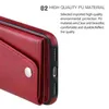 Moda Identyfikator Gniazdo Karty Portfel Skórzane Przypadki do iPhone 13 12 11 Pro Max XR XS X 8 7 6 Galaxy Note 20 Cash Magnetyczny uchwyt Purse Studka Luksusowy