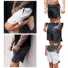 Vijfde rennende crossfit shorts panty's van heren Gyms Kleding Actieve slipje Elastische taille fiets Fitness Wicking Quick Drying