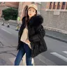 Corea del Sud Autunno Inverno 2018 Giacca Down Giacca Femmina Great Fur Students Students Pane Vestiti Cappotto Lo stesso stile 90084