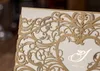 Custom personalized gold Wishmade wedding invitation with envelopes, seals, personalized printing, for wedding