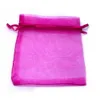 16色のフルサイズのオーガンザバッグのための宝石類のギフトバッグの袋の結婚式の小さな袋の卸売の小さなメーカー