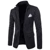 New Mens Moda Marca Blazer Estilo Britânico Casual Slim Fit Terno Casaco Masculino Blazers Homens Casaco TEno Masculino Plus Size 4XL