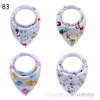 Set4pcs 100 disegni baby infant triangolo bandana cartone animato pane burp puro bavaglini a doppio strato di bandanas sciarpa per bambini KSF5609892