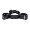 Bondage Leather Wrist Neck Collar pules Restrições de colar escravo Handcuff Role Plaw #T87