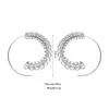 Hot Selling Nieuwe Mooie Mode Swivel oorbellen gesneden driehoekige spiraal cirkel Oorbellen Voor Vrouwen Mode-sieraden gratis verzending HJ183