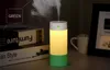 Veilleuse avec humidificateurs à brume, alimentée par USB et silencieuse pour les voyages en voiture à domicile (bleu/jaune/rose/vert))