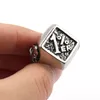 Vintage Punk 1% ER Motorrad Biker Ringe Ein Prozent Skeleton Silber Farbe Ring Herren Finger anillos Schmuck Drop Shipping