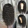 Curly 360 Lace Frontal Wig Pre Plucked 150% Density HD Front Human Hair Wigs For Women Brazilian Virgin bleached knots DIVA1