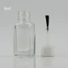 3 ml 6 ml 10 ml Esmalte Vazio Garrafa Com Pequeno Escova de Prego Art Container Prego De Vidro Garrafas De Óleo de transporte rápido F1024