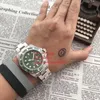 Swiss Brand Herrenuhren Automatik Luxusuhr 40mm Diamant Keramik Lünette Edelstahl Hochwertige Saphir Spiegel Taucher Armbanduhr