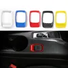 Accesorios interiores para coche cubierta embellecedora para encendedor de cigarrillos ABS rojo/azul/fibra de carbono/plateado para Camaro