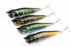 4pcs 95см 12G Popper Fishing Perment Lures 3D Eyes Приманка Crankbait Wobblers захватывает Isca Poper Pesca Japan Новое прибытие 4380691