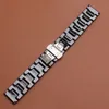 Promoção Novo substituir 22mm Relógio Banda de cerâmica Black tiras para Samsung Gear S3 Classic Butterfly Buckle Watches Belts Bracelets242m