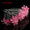 100 st Set Women Crystal Rhinestone Flower Hair Pins Clips Wedding Bridal Barrettes Hairpins Hair Styling Accessories Wedding Chri319h