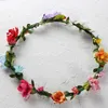 Mode handgemaakte bloem kroon bruiloft bruids krans hoofdtooi vakantie toerisme strand bloemen haarband accessoires qw7416