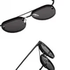 Óculos de sol sem aro mulheres marca retrô sunglass clássico fêmea gradiente sol vidro homens pontos vintage óculos de sol