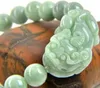 Cadeaux artisanaux en Jade pour hommes et femmes, bracelets en cuir porte-bonheur, bracelet en jade 8531972
