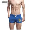 Мужские хлопчатобумажные спортивные штаны доска пляж плавать шорты мужской эластичный диапазон jogger боксеры шорты мужчины плавать сундуки дна купальники 7 цветов