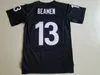 주어진 모든 남성 일요일 13 Willie Beamen Football Jerseys Cheap 13 Willie Beamen Black Stitched Football Shirts