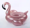 inflável flamingo piscina colchão natação brinquedo placas flutuantes colchão de ar adultos crianças água subiu anel de mergulho de cisne de ouro