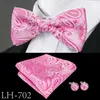 Fast Shipping Mens bow tie Black Paisley 25 styles Jacquard Woven Silk Bow Tie Wholesale Wedding Dress Business Free Shipping LH-0718